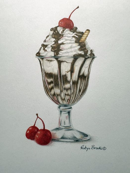 A Cherry on Top in Colour Pencil Video